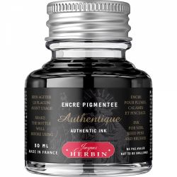 Calimara 30 ml Jacques Herbin Fine Arts Pigmented Authentique Noir