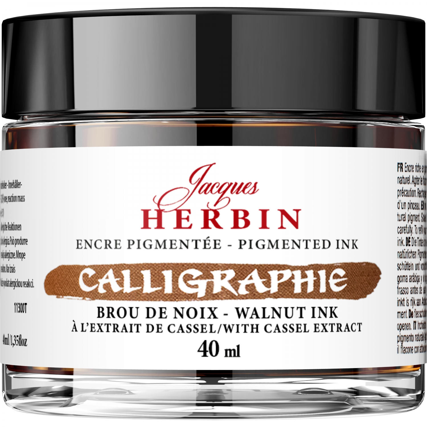 Imagine Produs Calimara Cerneala 40 ml Jacques Herbin Fine Arts Calligraphy Pigmented Brou de Noix