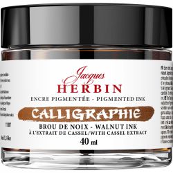 Calimara 40 ml Jacques Herbin Fine Arts Calligraphy Pigmented Brou de Noix