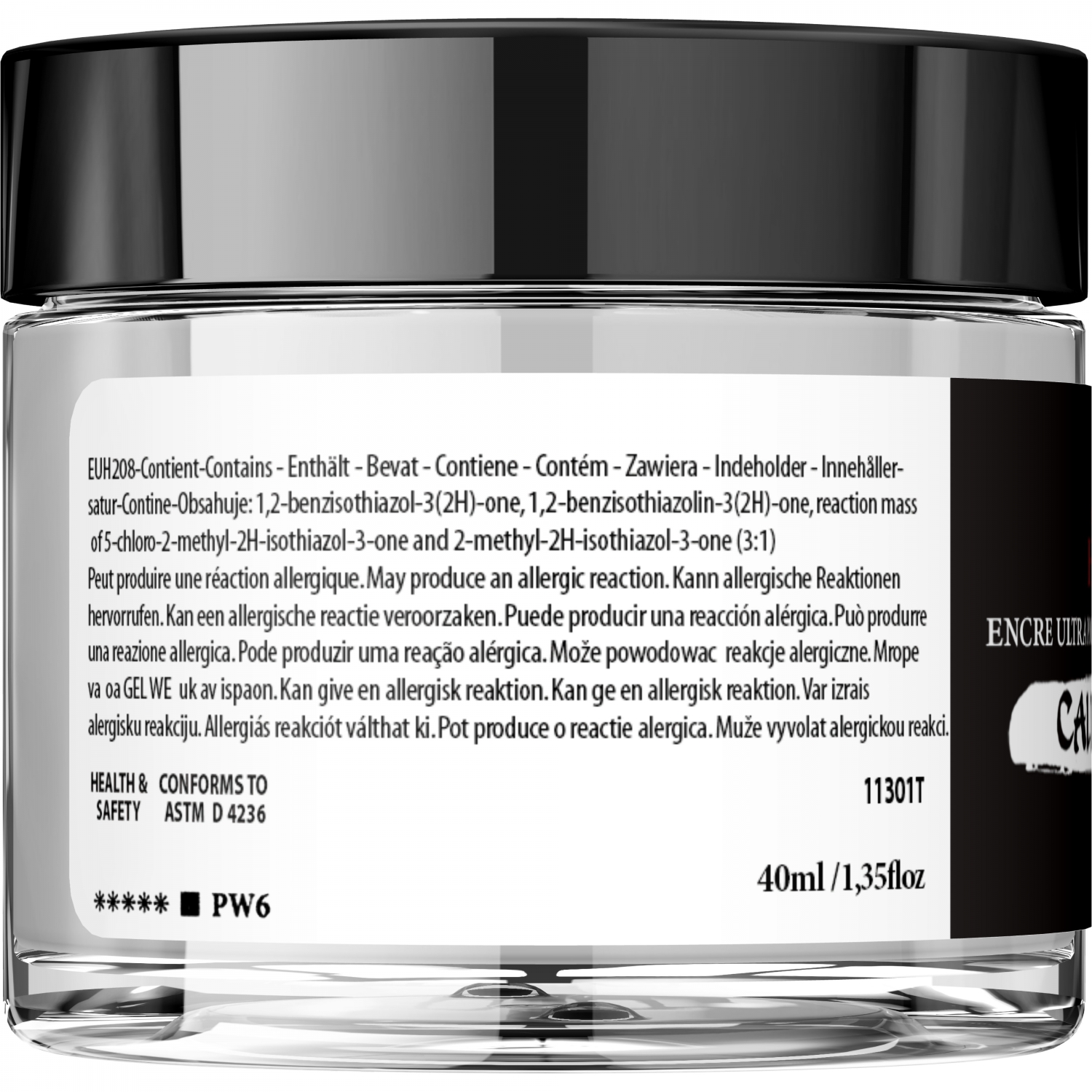 Imagine Produs Calimara Cerneala 40 ml Jacques Herbin Fine Arts Calligraphy Pigmented Blanc