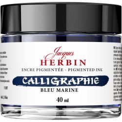 Calimara 40 ml Jacques Herbin Fine Arts Calligraphy Pigmented Bleu Marine