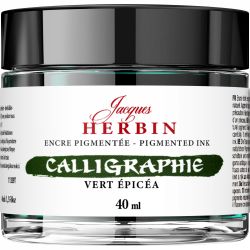 Calimara 40 ml Jacques Herbin Fine Arts Calligraphy Pigmented Vert Epicea