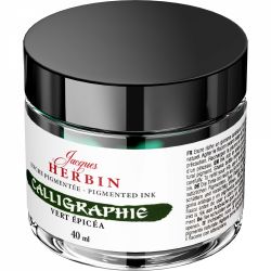 Calimara 40 ml Jacques Herbin Fine Arts Calligraphy Pigmented Vert Epicea