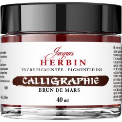 Calimara 40 ml Jacques Herbin Fine Arts Calligraphy Pigmented Brun de Mars