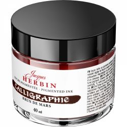 Calimara 40 ml Jacques Herbin Fine Arts Calligraphy Pigmented Brun de Mars