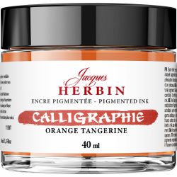 Calimara 40 ml Jacques Herbin Fine Arts Calligraphy Pigmented Orange Tangerine