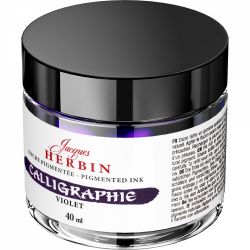 Calimara 40 ml Jacques Herbin Fine Arts Calligraphy Pigmented Violet