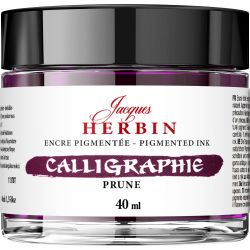 Calimara 40 ml Jacques Herbin Fine Arts Calligraphy Pigmented Prune