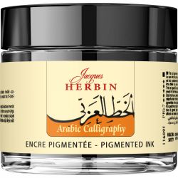 Calimara 40 ml Jacques Herbin Fine Arts Calligraphy Pigmented Arabe Noir