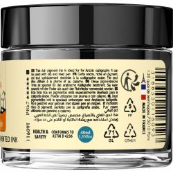 Calimara 40 ml Jacques Herbin Fine Arts Calligraphy Pigmented Arabe Noir