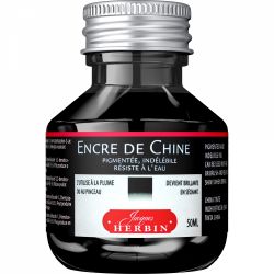 Tus 50 ml Jacques Herbin Fine Arts Pigmented Encre de Chine Noir