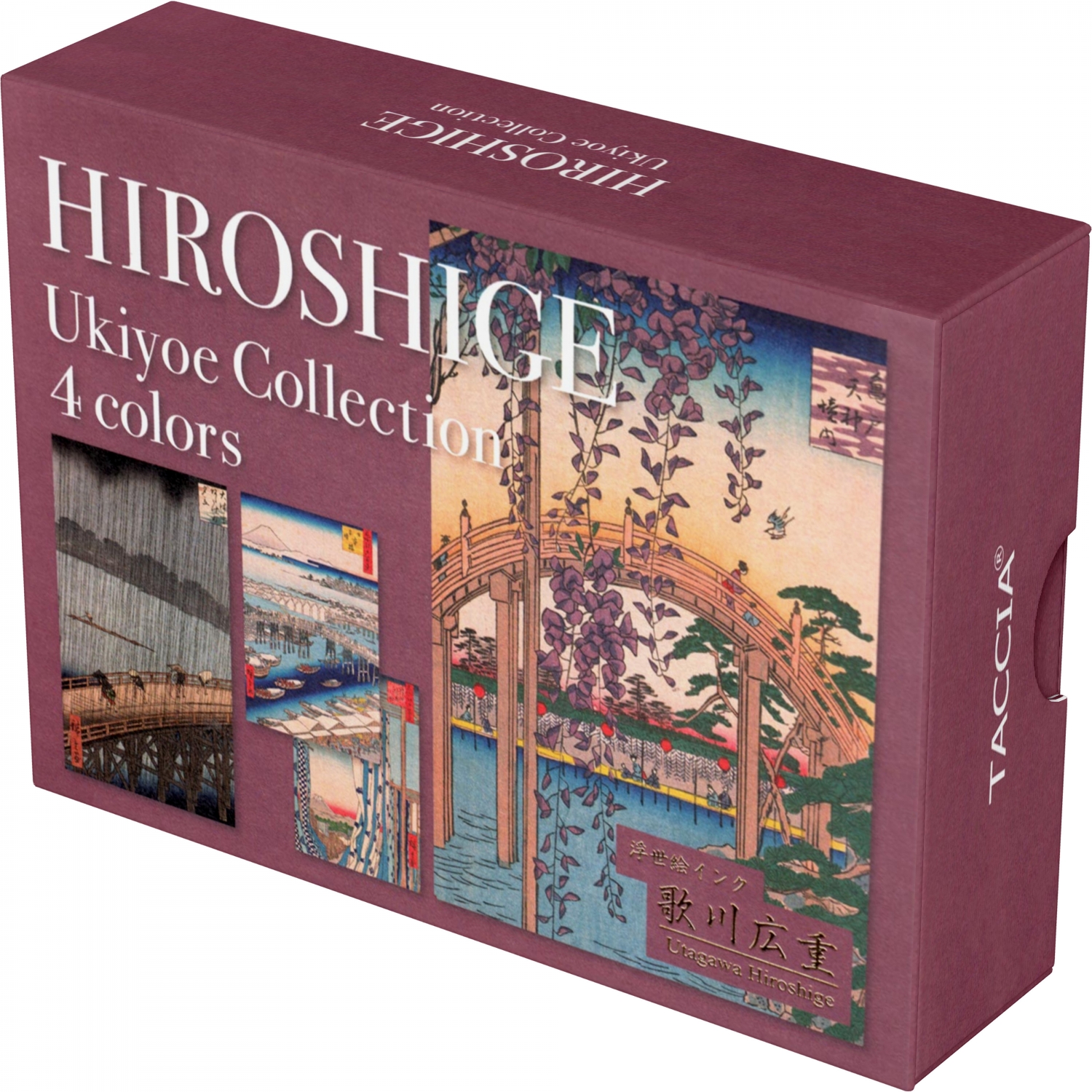 Imagine Produs Set 4 Calimara Cerneala 12 ml Taccia Ukiyoe Hiroshige