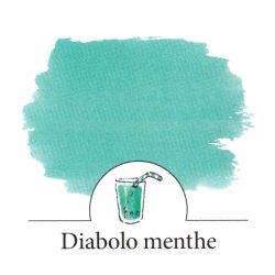 Calimara 100 ml Jacques Herbin Writing The Pearl of Inks Diabolo Menthe