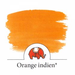 Calimara 100 ml Jacques Herbin Writing The Pearl of Inks Orange Indien