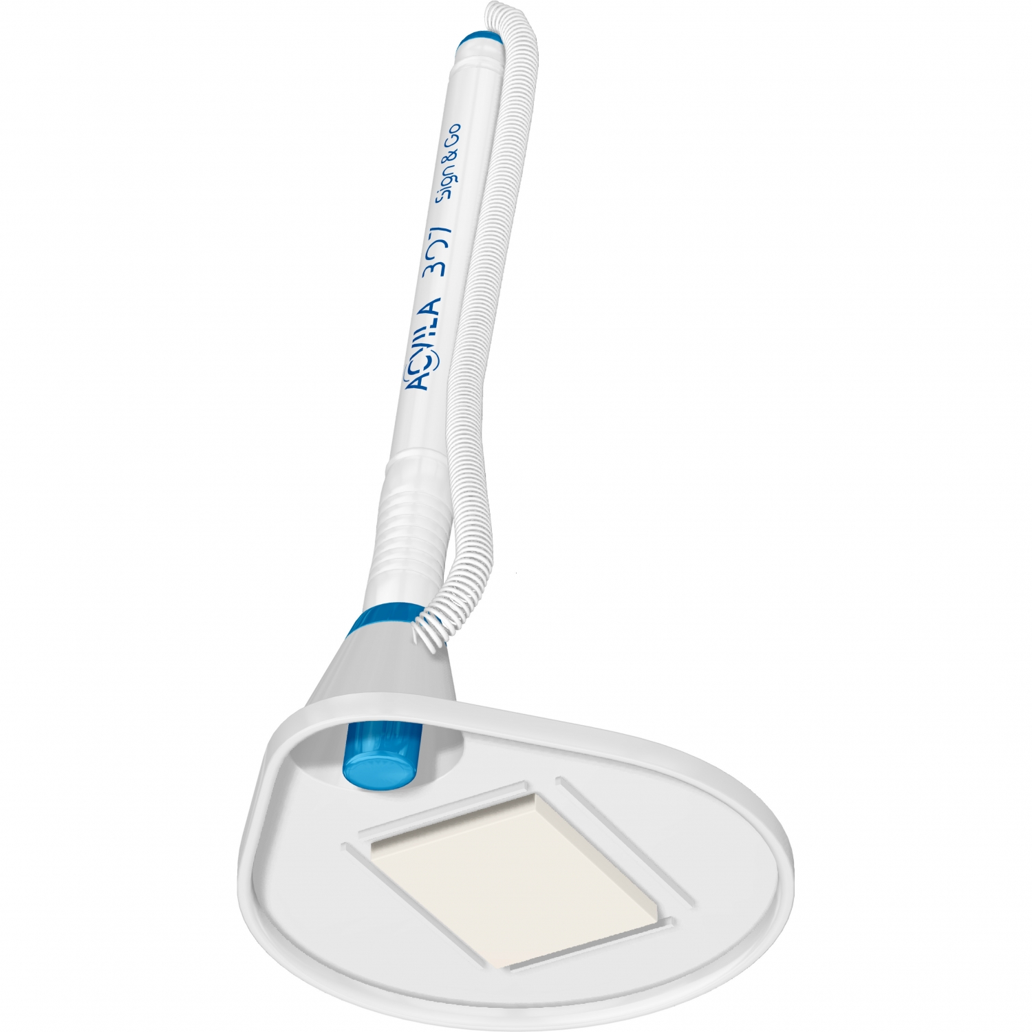 Imagine Produs Pix cu Snur si Suport Autoadeziv Acvila 307 Sign and Go Blue