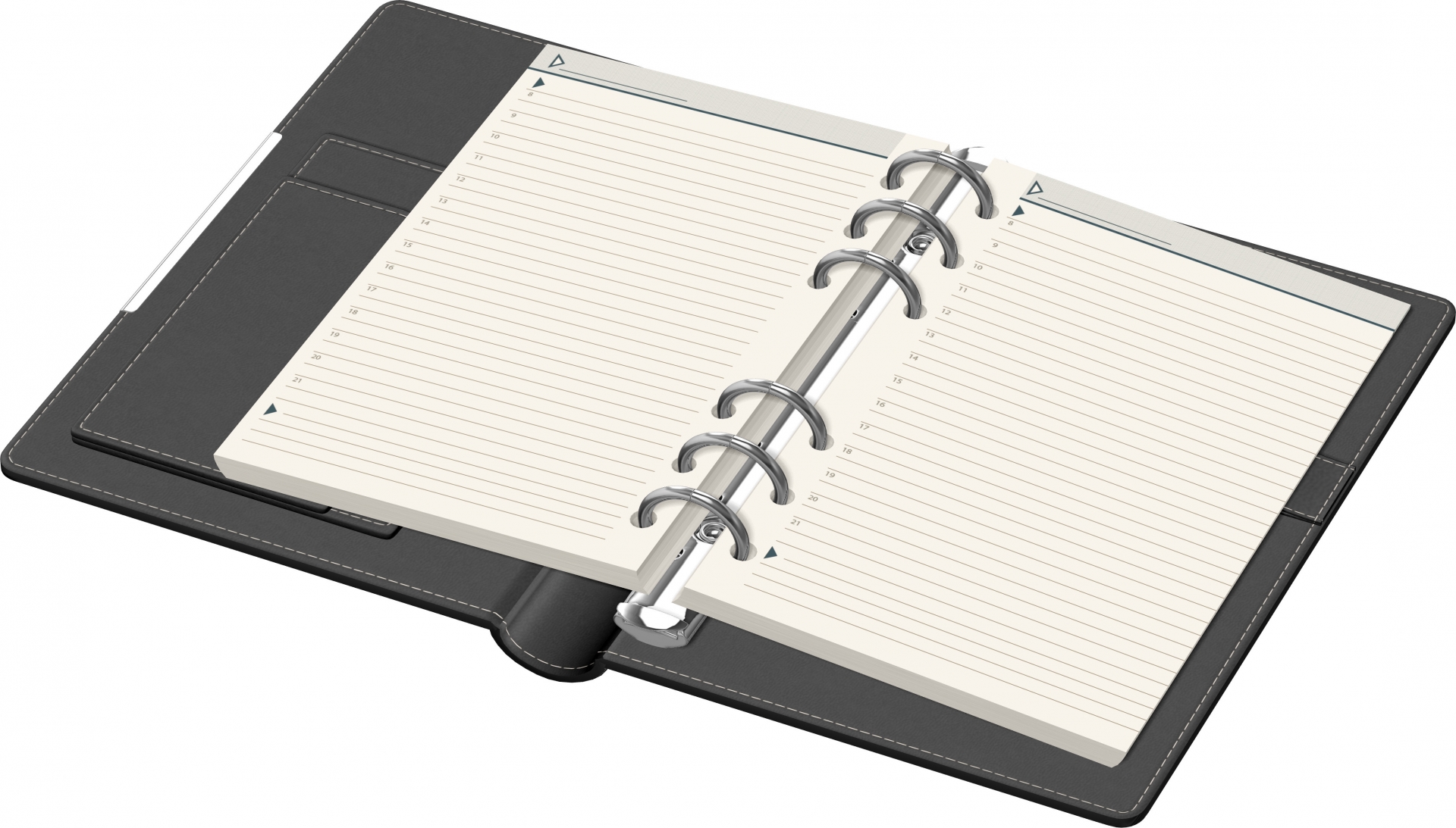 Imagine Produs Cutie Cadou Parker Duo cu Organizer 6 inele B6 Black Royal III