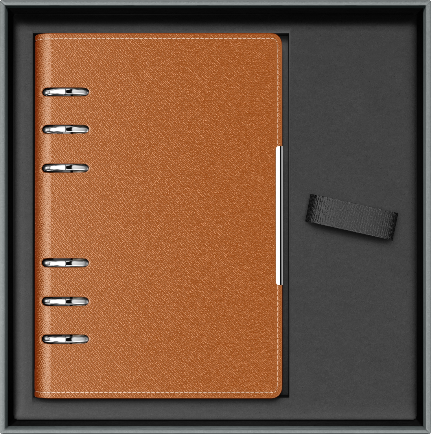 Imagine Produs Cutie Cadou Parker Duo cu Organizer 6 inele B6 Light Brown Royal III