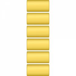 Mini Radiera Creion Mecanic Ballograf Rondo Yellow - 6 Buc