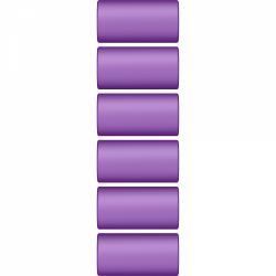 Purple - 6 Buc