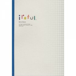 Caiet A5 Iroful Notebook - Ivory Grid 5 mm - 96 pagini 75 g/mp - PI-A5NB-HW