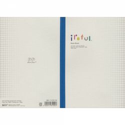 Caiet A5 Iroful Notebook - Ivory Grid 5 mm - 96 pagini 75 g/mp - PI-A5NB-HW