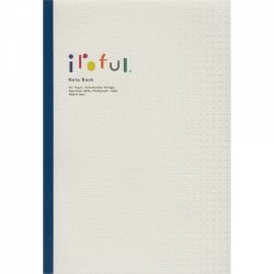 Caiet A5 Iroful Notebook - Ivory Dot Grid 5 mm - 96 pagini 75 g/mp - PI-A5NB-DW