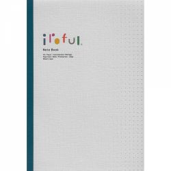 Caiet A5 Iroful Notebook - Ivory Dot Grid 5 mm - 160 pagini 75 g/mp - PI-A5DBW