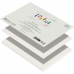 Top Coli Hartie A5 Iroful Loose Sheet - Ivory Lined 7 mm vertical type - 100 foi 75 g/mp - PI-A5P-YWY