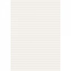 Top Coli Hartie A5 Iroful Loose Sheet - Ivory Lined 7 mm horizontal type - 100 foi 75 g/mp - PI-A5P-YWT