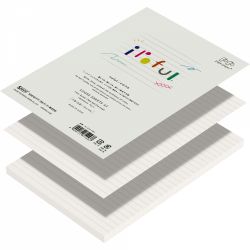 Top Coli Hartie A5 Iroful Loose Sheet - Ivory Lined 7 mm horizontal type - 100 foi 75 g/mp - PI-A5P-YWT