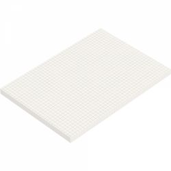 Top Coli Hartie A5 Iroful Loose Sheet - Ivory Grid 5 mm - 100 foi 75 g/mp - PI-A5P-H5W