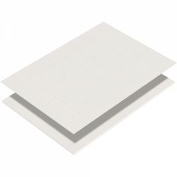 Top Coli Hartie A4 Iroful Loose Sheet - Ivory Grid 5 mm - 50 foi 75 g/mp - PI-A4P-H5W