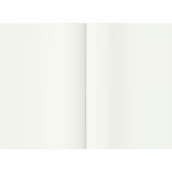 Caiet A5 Graphilo Notebook - White Plain - 64 pagini 81.4 g/mp - 01-00127