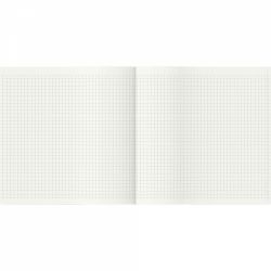 Caiet 158 x 158 mm Graphilo Notebook Square - White Grid 4 mm - 60 pagini 81.4 g/mp - 01-00491