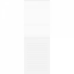 Bloc de Scrisori A5 Graphilo Letter Pad - Ivory Lined 10 mm - 30 foi 81.4 g/mp - 01-00129