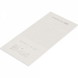 Bloc de Scrisori Slim 182 x 84 mm Graphilo Letter Pad - Ivory Lined 12 mm vertical type - 30 foi 81.4 g/mp - 01-00130