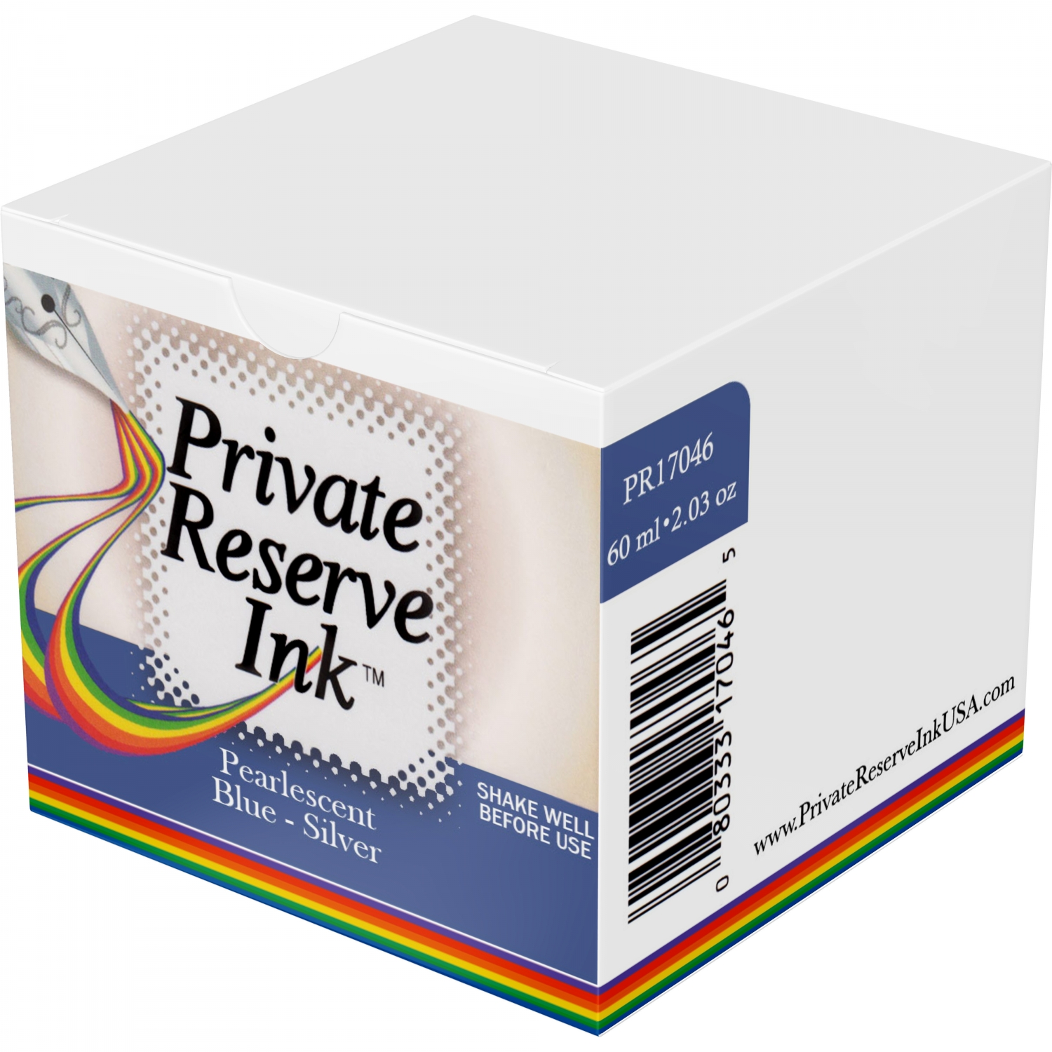 Imagine Produs Calimara Cerneala 60 ml Private Reserve Pearlescent Blue - Silver