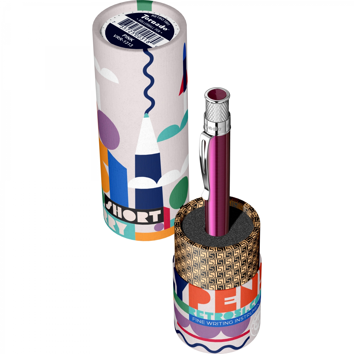 Imagine Produs Roller Retro 51 Tornado Classic Lacquer Pink CT