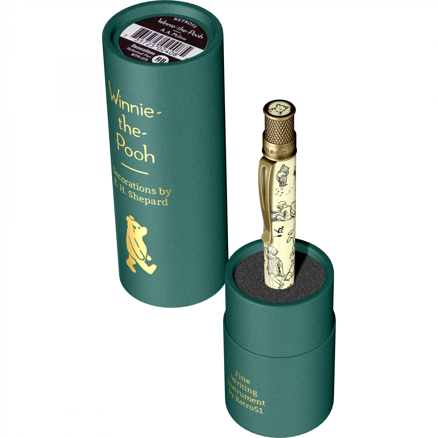 Imagine Produs Roller Retro 51 Tornado Literary Collection A.A. Milne Winnie-the-Pooh Decorations by E.H. Shepard SWBT