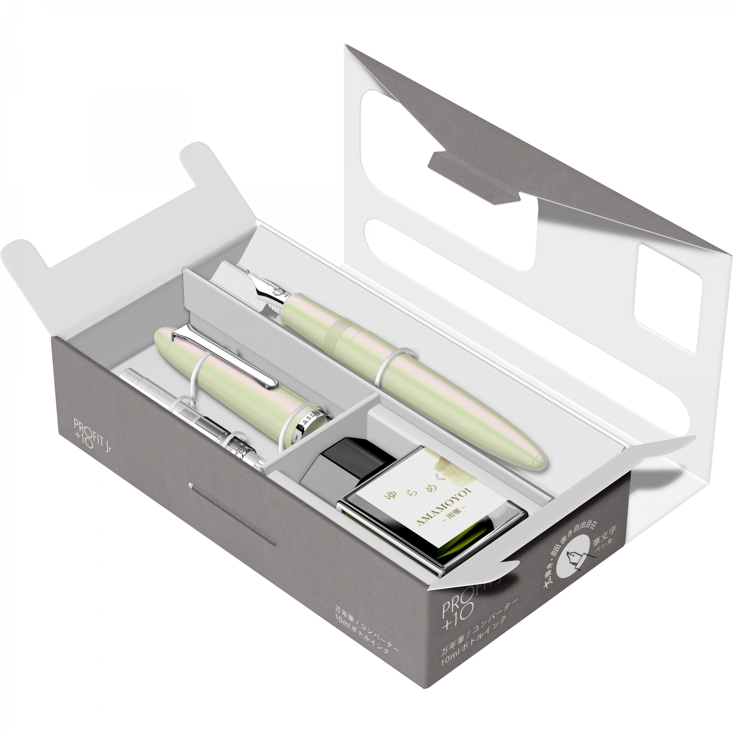 Imagine Produs Stilou Caligrafic Fude Nib Sailor Profit Junior + 10 Yurameku Amamoyoi 40º Nib