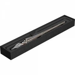 Toc Caligrafic de Sticla 18 cm Jacques Herbin Round Glass Pen Black