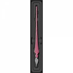 Toc Caligrafic de Sticla 18 cm Jacques Herbin Round Glass Pen Violet