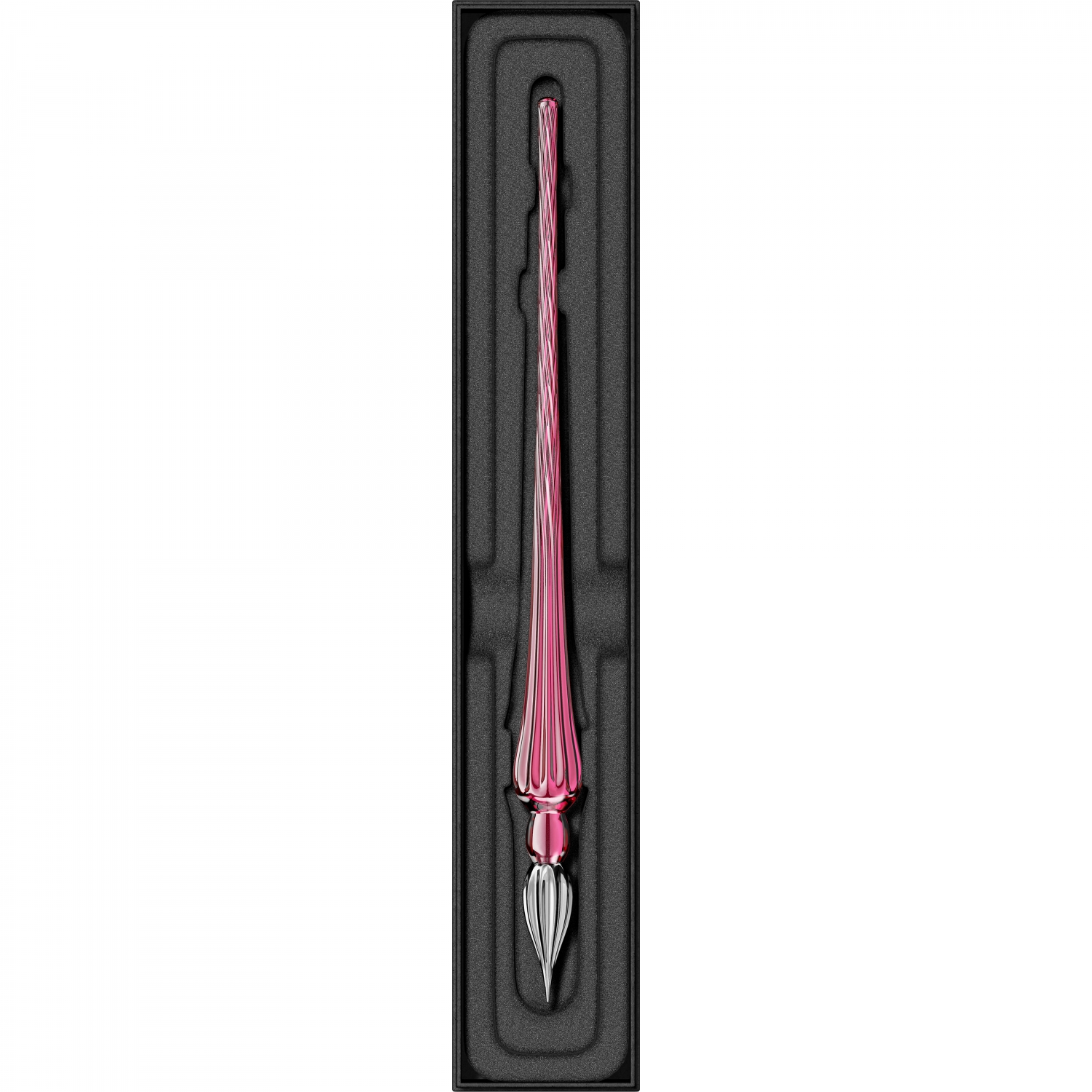 Imagine Produs Toc Caligrafic de Sticla 18 cm Jacques Herbin Round Glass Pen Violet