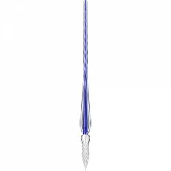 Toc Caligrafic de Sticla 18 cm Jacques Herbin Twisted Glass Pen Night Blue