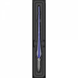 Toc Caligrafic de Sticla 18 cm Jacques Herbin Twisted Glass Pen Night Blue