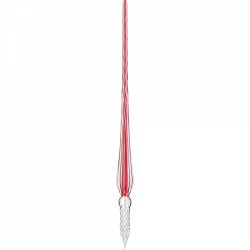 Toc Caligrafic de Sticla 18 cm Jacques Herbin Twisted Glass Pen Red