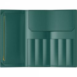 Etui Piele Jacques Herbin Collector's Emerald - 6 Piese