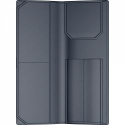 Etui Piele Jacques Herbin Collector's Blue Navy - 2 Piese