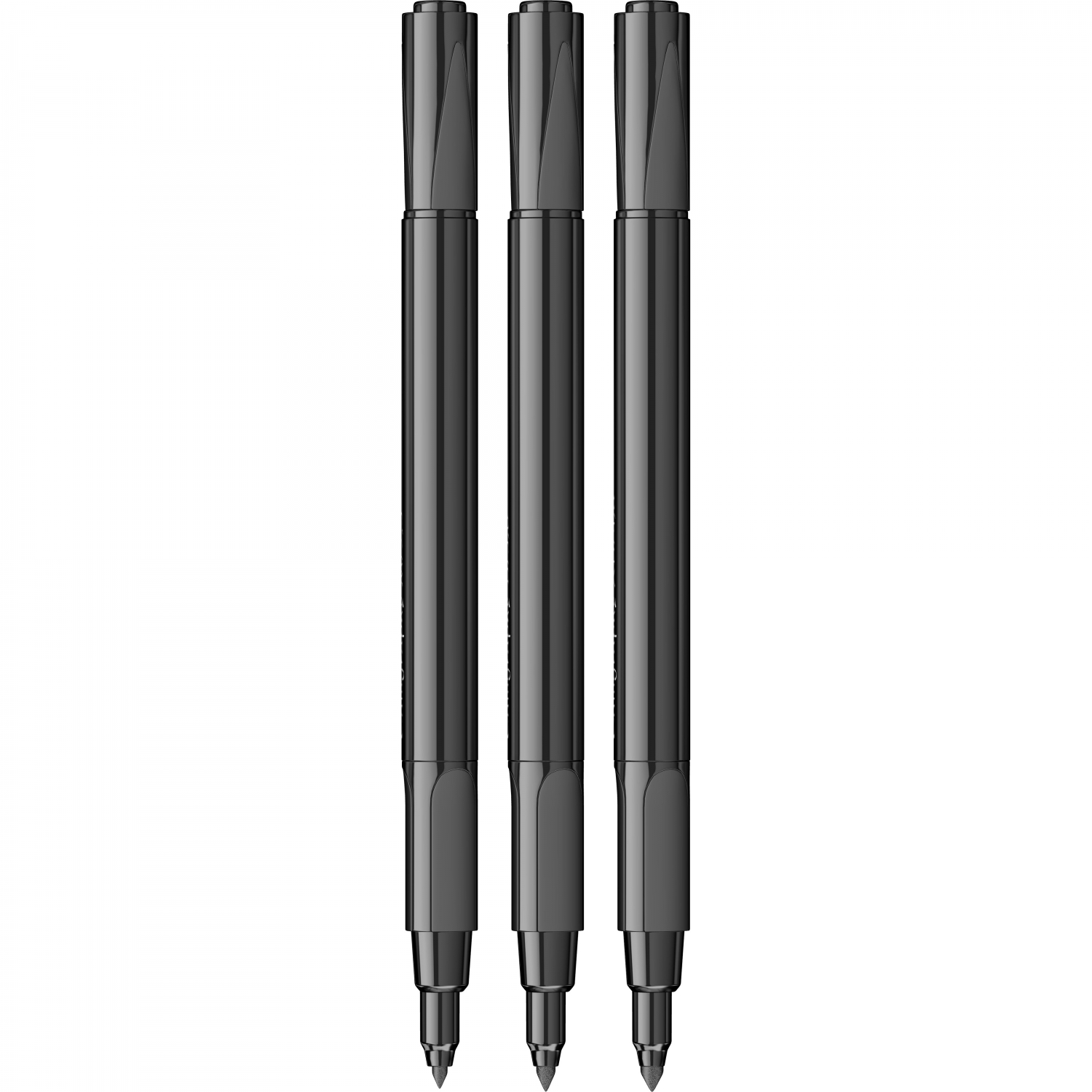 Imagine Produs Set 3 Marker Caligrafic Jacques Herbin - M-2.5 B-3-6 XB-4.8 Black