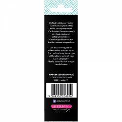 Set 3 Marker Caligrafic Jacques Herbin - M-2.5 B-3-6 XB-4.8 Black